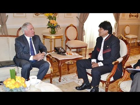 شاهد الولايات المتحدة وبوليفيا تعلنان إعادة كاملة للعلاقات الدبلوماسية