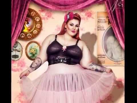 بالفيديو تيس هوليداي أضخم وأجمل عارضة أزياء سمينة