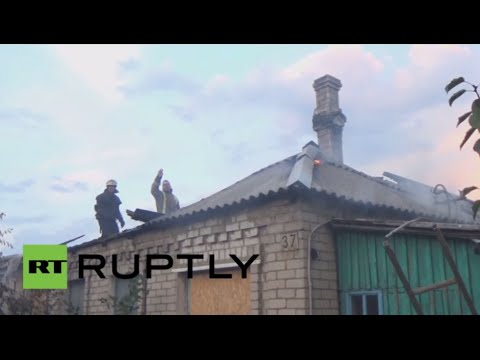 شاهد مقتل مدني وجرح 3 في قصف شرق أوكرانيا