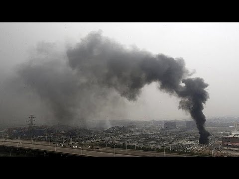 شاهد إخلاء السكان على مسافة 3 كم من انفجاري يانجين