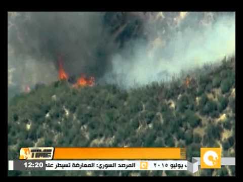 شاهد رجال الإطفاء يحققون تقدمًا في احتواء حرائق كاليفورنيا