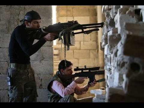 شاهد الثوار يبسطون سيطرتهم على إدارة مركبات حرستا