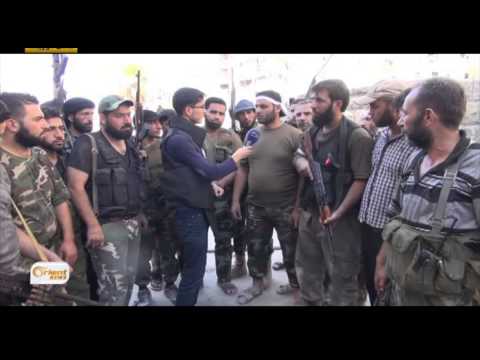 شاهد جولة مع قوات المعارضة في حي سيف الدولة