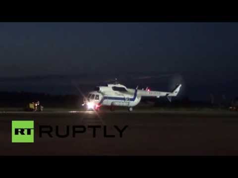 شاهد سقوط مروحية قبالة سواحل الشرق الأقصى الروسي