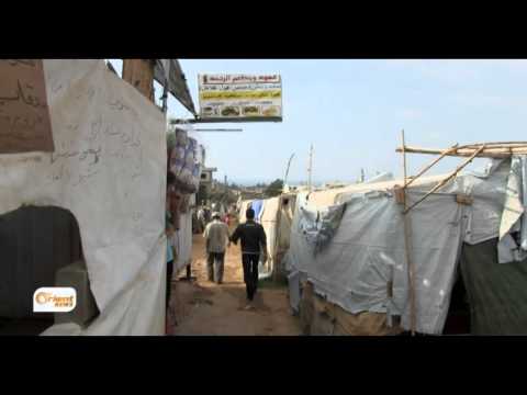 شاهد افتتاح سوق لتشغيل اللاجئين السوريين في عكار في لبنان