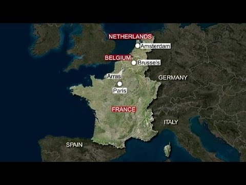 شاهد إصابة شخصين في هجوم مسلح داخل قطار متوجهًا إلى فرنسا