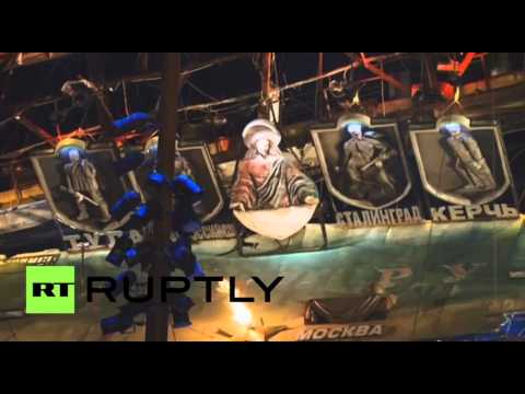 شاهد عرض فريق الدراجات النارية ذئاب الليل