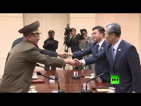 شاهد استئناف المفاوضات بين الكوريتين