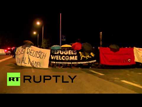 شاهد ألمانيا تشهد مواجهات بسبب اللاجئين