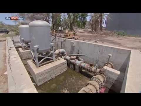 بالفيديو إعادة تأهيل شبكات ضخ المياه في عدن