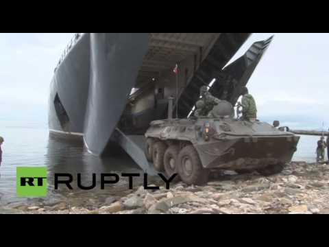 سفن روسية وصينية تبحر من فلاديفوستوك