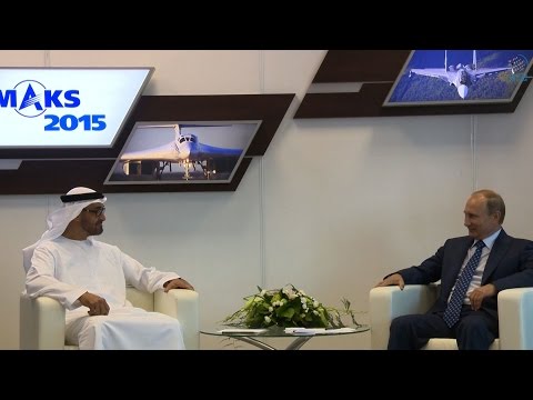 شاهد محمد بن زايد يناقش مع بوتين في موسكو العلاقات الثنائية