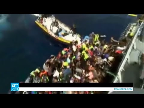 شاهد إنقاذ أكثر من ثلاثة آلاف مهاجر في إيطاليا