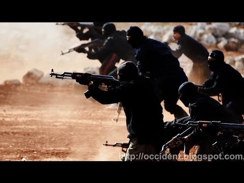 شاهد داعش يتمدد ويصل إلى أبواب دمشق والثوار يتصدون له