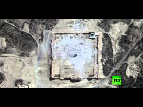 صور الأقمار الاصطناعية تؤكد تدمير معبد بل