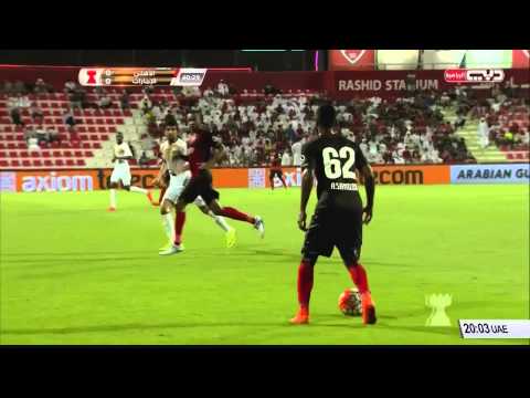 شاهد ملخص مباراة الأهلي والإمارات في كأس الخليج العربي