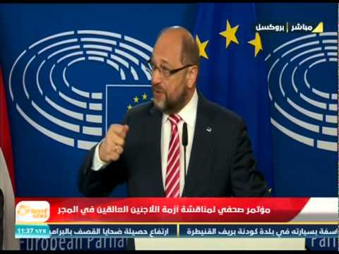 شاهد مؤتمر لمناقشة أزمة اللاجئين العالقين في المجر