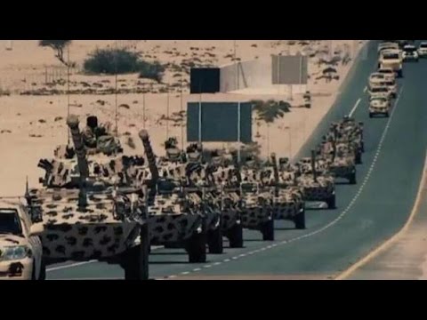 شاهد تعزيزات عسكرية برية للتحالف في اليمن