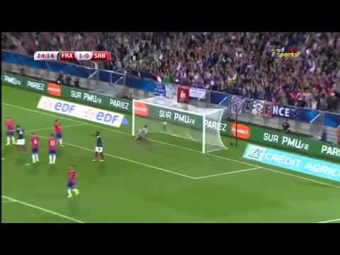 شاهد أهداف مباراة فرنسا وصربيا