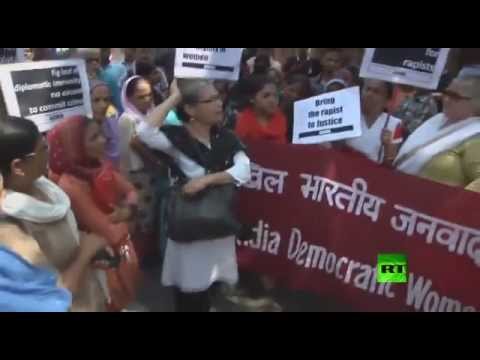 تظاهرات في نيودلهي ضد دبلوماسي سعودي