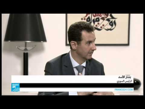 شاهد الأسد يؤكد أن حل أزمة اللاجئين وقف دعم المتطرفين