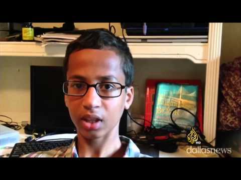 شاهد اعتقال طفل سوداني في أميركا بتهمة صنع قنبلة