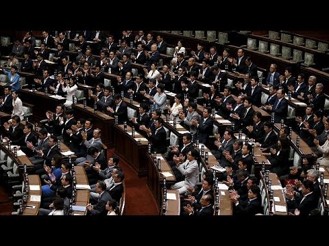 شاهد البرلمان الياباني أقر قوانين دفاعية تسمح بالقتال