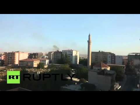 شاهد الجيش التركي ينتشر في سيلفان ذات الغالبية الكردية