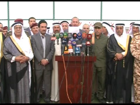 بالفيديو مؤتمر يضم شيوخ عشائر قضاء الخالدية