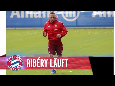 اللاعب ريبيرى يواصل تدريباته المنفردة