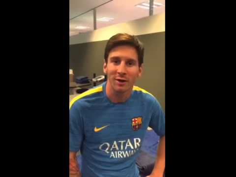 شاهد ميسي يهنئ طفلًا لبنانيًا بمناسبة عيد ميلاده