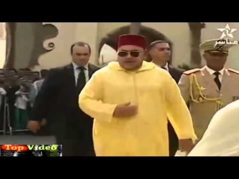 شاهد اللقطة المحذوفة التي أربكت حراس الملك محمد السادس