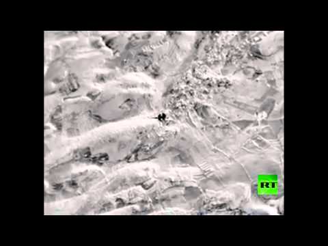 شاهد سلاح الجو الروسي يدمر مركز القيادة