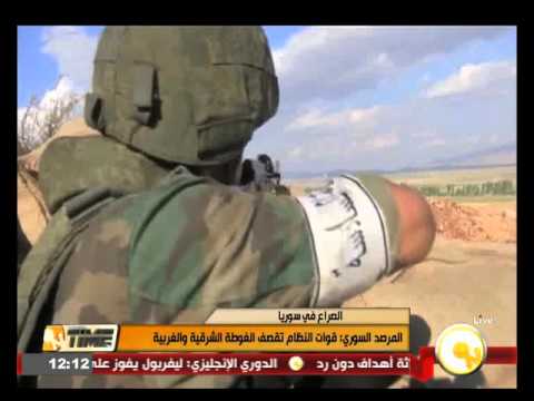 شاهد القوات الحكومية تقصف مناطق في الغوطة الشرقية والغربية