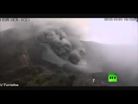 شاهد لحظة ثوران بركان توريألبا