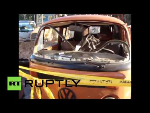 شاهد مكان سقوط الصاروخين وسط مدينة اللاذقية