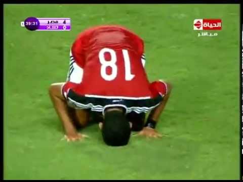 شاهد هدف مصر الرابع في مرمى تشاد