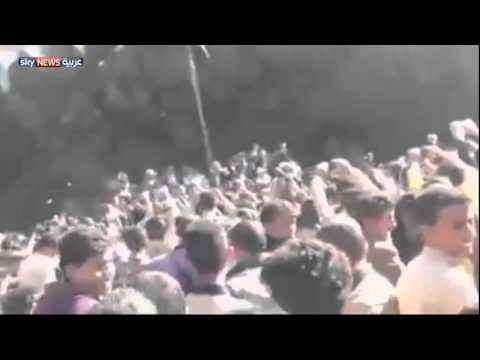 شاهد الحوثى يفر من مدرسة في صنعاء