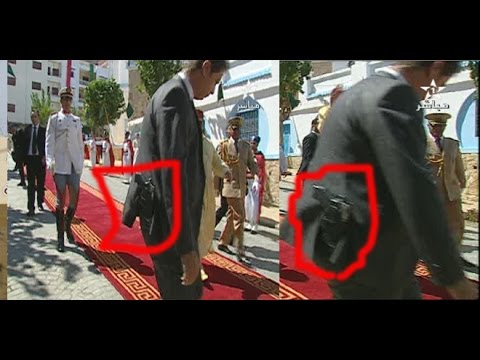شاهد السلاح الناري للحارس الشخصي للملك محمد السادس