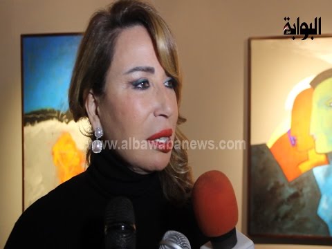 إيناس الدغيدي تشارك في معرض فاروق حسني