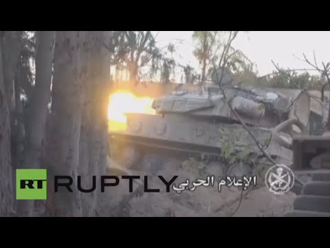 شاهد الجيش السوري يستعيد منطقة مرج السلطان قرب دمشق