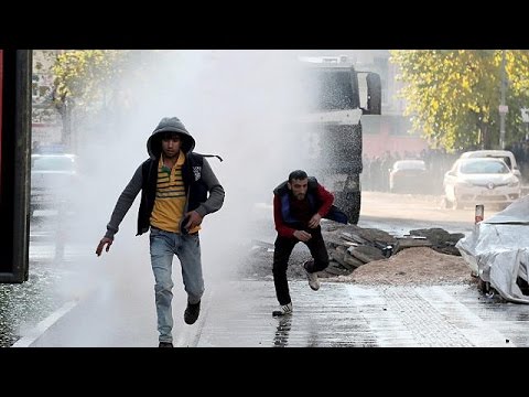 صدامات بين الشرطة التركية ومحتجين في ديار بكر