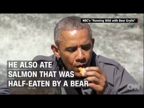 أوباما يرفض شرب “بوله” ويأكل بقايا سمكة