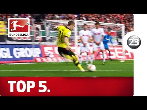 شاهد أفضل 5 ضربات حرة لماركو رويس في الدوري الألماني