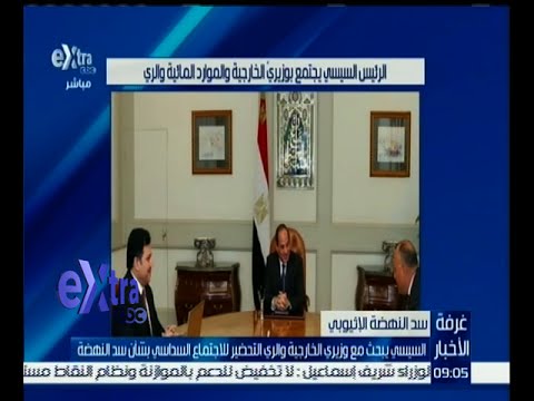 السيسي يناقش مع وزيري الخارجية والري التحضير للاجتماع السداسي بشأن سد النهضة
