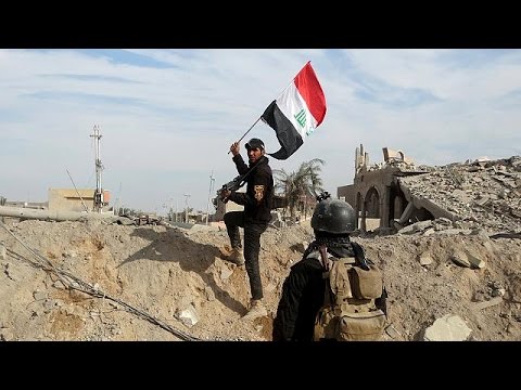 شاهدالقوات العراقية تسيطر على المجمع الحكومي