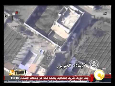 شاهد قصف جوي وصاروخي على غوطة دمشق الغربية وريف إدلب