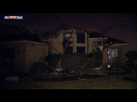 فيديو أعاصير تضرب جنوب الولايات المتحدة