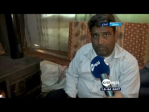 شاهد موسم الشتاء يهدد حياة اللاجئين السوريين في لبنان