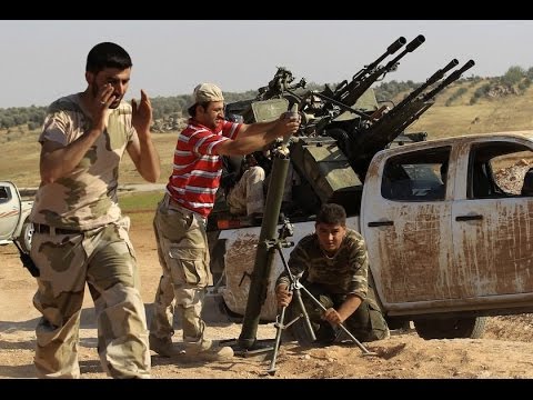 شاهد كتائب الثوار تستهدف مواقع القوات الحكومية في درعا